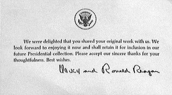 Letter from the President of the United States